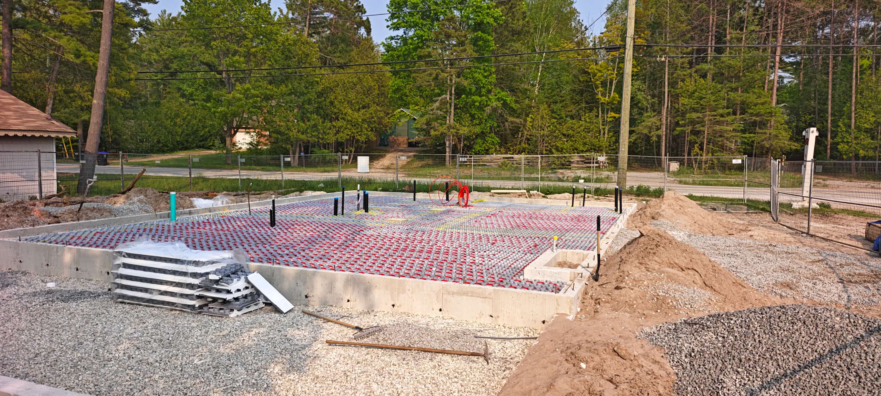 Outdoor living project 10 - fire feature installation GTA